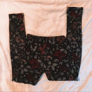 Floral Print Leggings